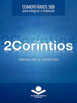 cover image of Comentários SBB--2Coríntios versículo a versículo